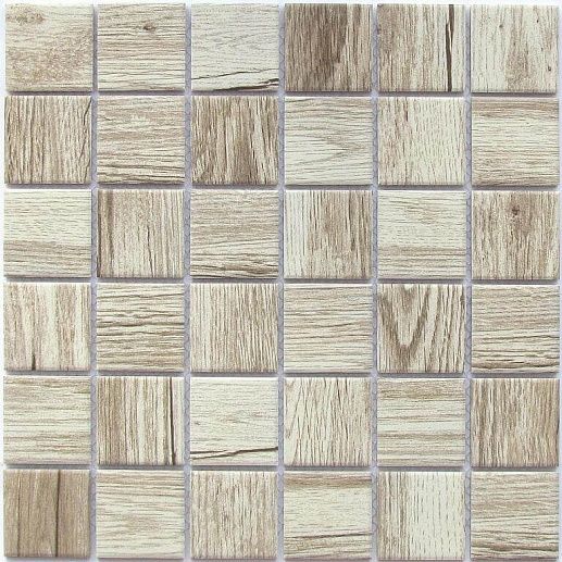 Mosaics Wooden Light 30.6x30.6 - фото 1
