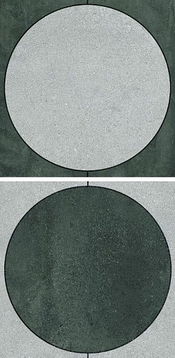 Be-Square Optical Concrete/Black 30x30 - фото 1