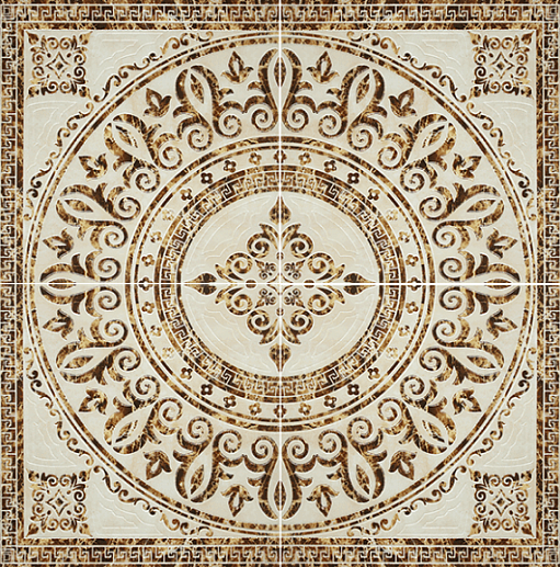 Castello Tramonte Roseton Beige 120x120 - фото 1