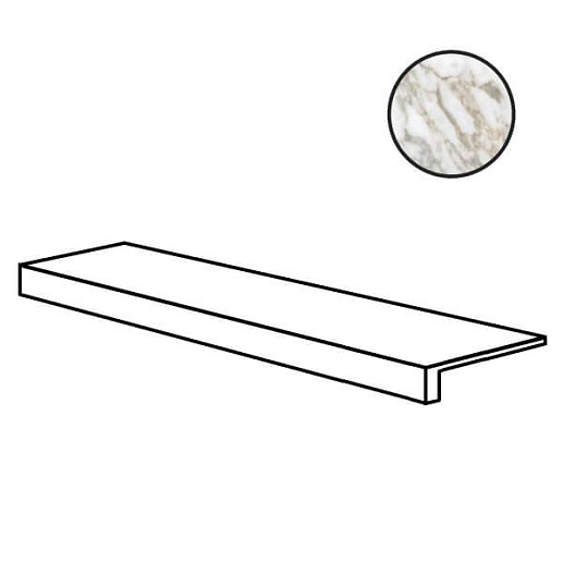 Memories Gtop Bianco Vagli Nat 32x120x4.5 - фото 1