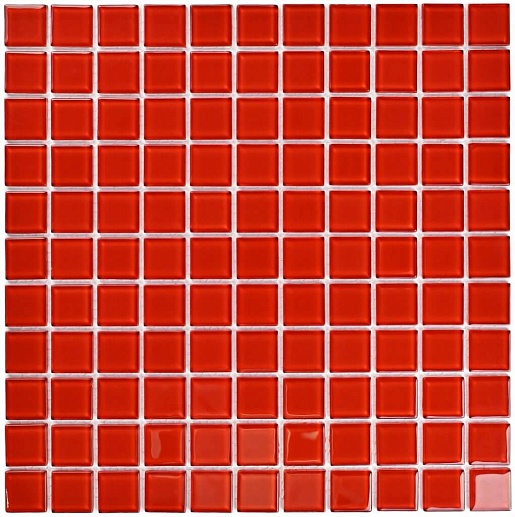 Mosaics Red Glass 30x30 - фото 1