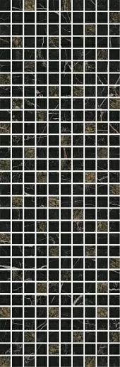 MM12111 Астория черный мозаичный 25x75 - фото 1