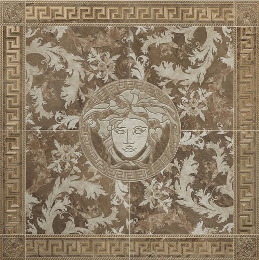 Marble Rosone Marrone 117.2x117.2 - фото 1