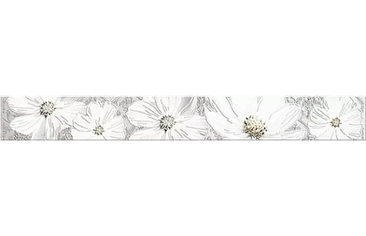 Sfumato Grey Floret Бордюр 6.2x50.5 - фото 1