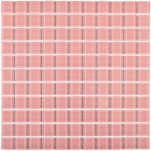 Mosaics Pink Glass 30x30 - фото 1