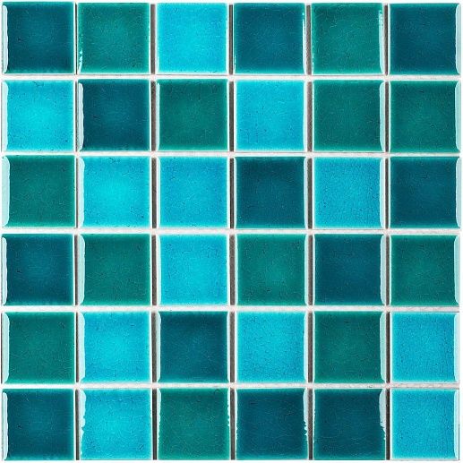 Homework Crackle Green Mixed Glossy 30.6x30.6 - фото 1