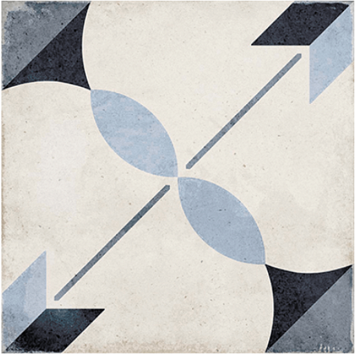 Art Nouveau Arcade Blue 20x20 - фото 1