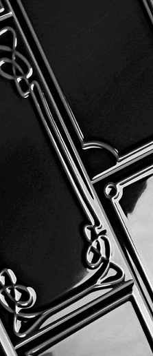 Art Deco Vector Frame E Dark 12.5x25 - фото 1
