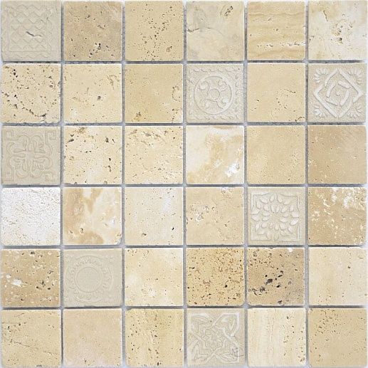Art Stone Art Travertino beige 30x30 - фото 1