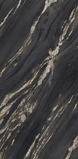 Ultra Marmi Tropical Black Lev Silk 150x300 - фото 1