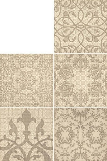 Design Marcel Wanders Minoo A1(mix 5 pz) 20x20 - фото 1