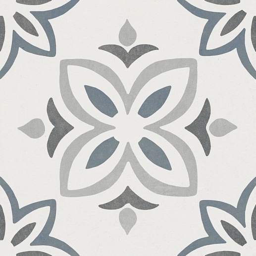 Provenza Blue Bloom 22.3x22.3 - фото 1