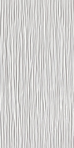 3D Wall 3D Wave White Glossy 40x80 - фото 1