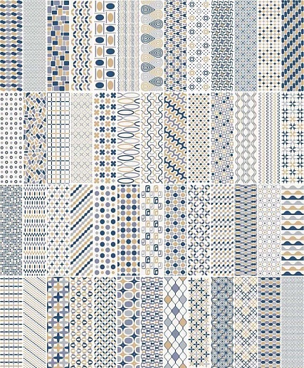 Decorline Patternbrick Multi Cold 7.3x30 - фото 1