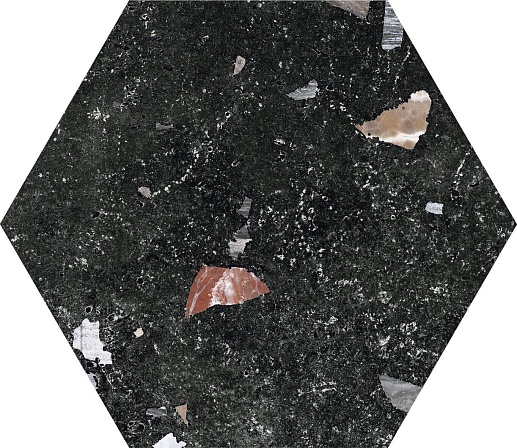 Sonar Dark Hexagonal 22x25 - фото 1