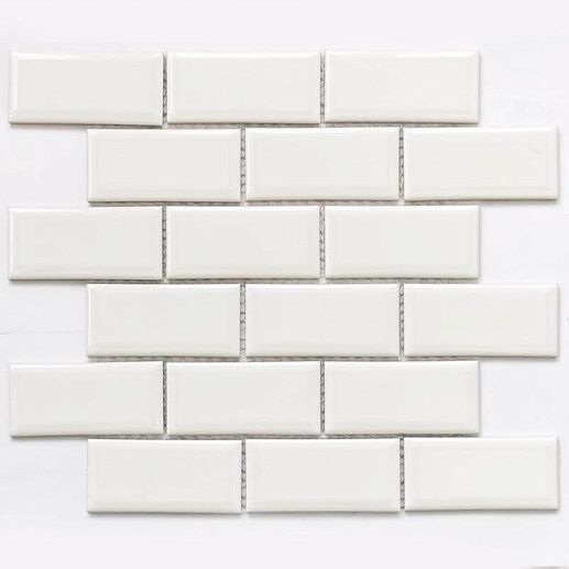 Mosaics Brick White 28.75x29.2 - фото 1