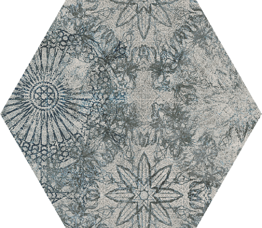 Sweet Grey Heksagon Struktura Sciana 19.8x17.1 - фото 1