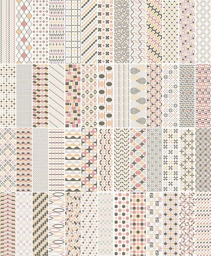 Decorline Patternbrick Multi Warm 7.3x30 - фото 1