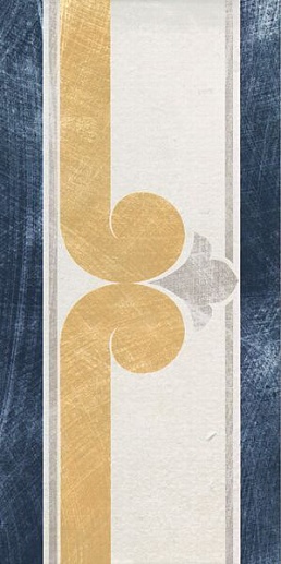Via Emilia Fascia Bianco-Blu 10x20 - фото 1