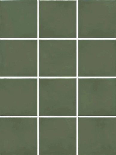 KM1010G0050N Бахия зелёный глянцевый 29.8х39.8 из 12 частей 9.8x9.8x0.7 - фото 1