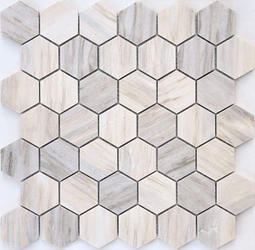 Pietrine Hexagonal Nuvola Rosato Pol Hex 29.2x28.9 - фото 1
