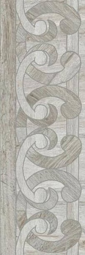 Woodays Anice Stellato Fascia Intarsio Girali 20x61 - фото 1