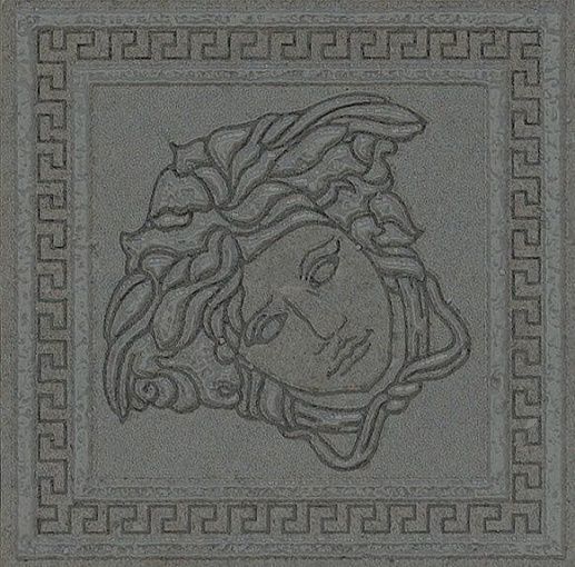 Greek Tozzetto Antracit/Oro 12.5x12.5 - фото 1