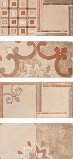 Riabita Il Cotto Riabita Inserto Vanity Mix S/4 Warm 20x40 - фото 1