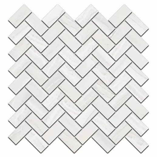 SG190/007T Декор Контарини белый мозаичный 31.5x30x0.9 - фото 1