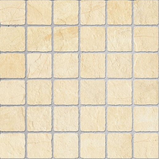 Primitive Mosaico Su Rete Almond 32x32 - фото 1