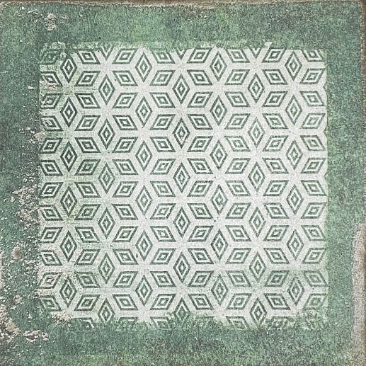 Toscana Green Deco 20x20 - фото 1