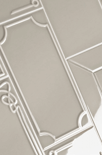 Art Deco Vector Frame B Silver Gray 12.5x25 - фото 1