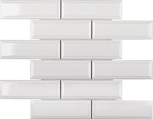 Brick & Metro White Glossy KM82895 28.8x29.4x0.65 - фото 1