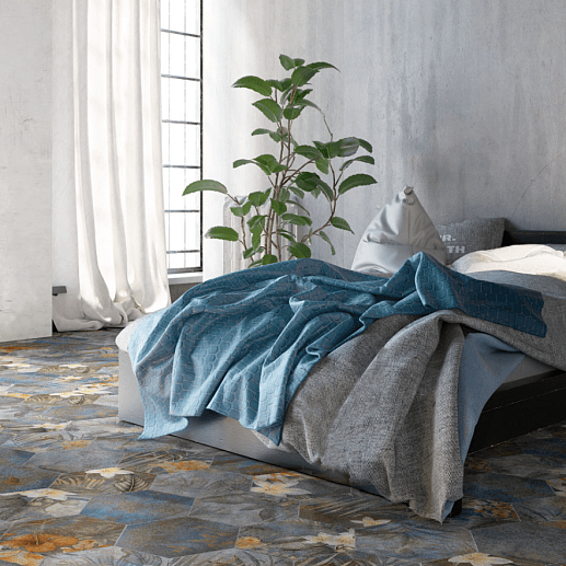 ITT Ceramic Hibiscus Hexa 1