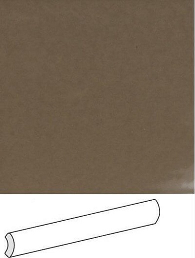 Arabesque Silk Quarter Round Tobacco 3x30 - фото 1