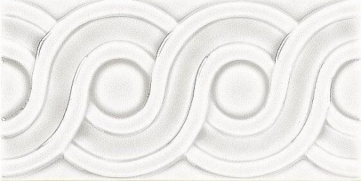 Modernista Relieve Clasico C/C Blanco 7.5x15 - фото 1