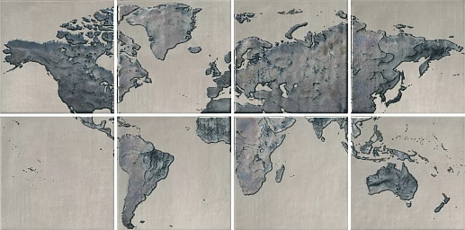 OS/A249/8x/5285 Панно Вокруг Света (из 8 частей 20x20) 80x40 - фото 1