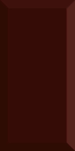 Monocolor Biselado Brillo Marrone 10x20 - фото 1