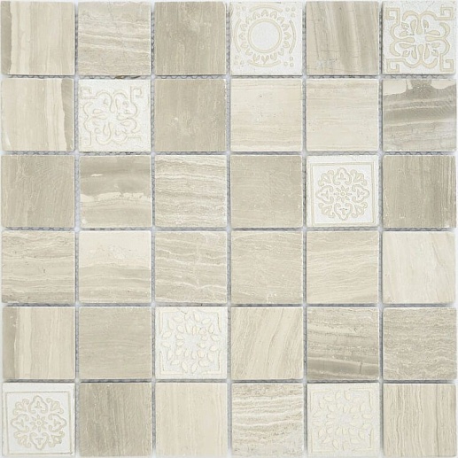 Art Stone Art Travertino Silver 30x30 - фото 1