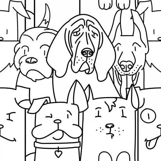 Oh My Dog White 25x25 - фото 1