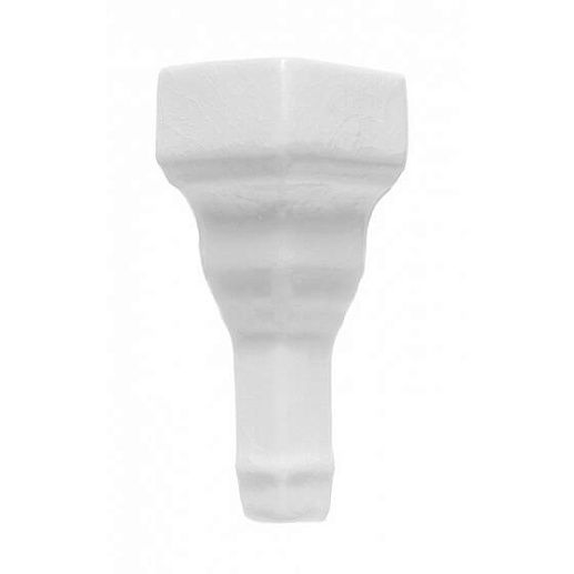 Modernista Angulo Exterior Cornisa C/C Blanco 7.5x1.8 - фото 1