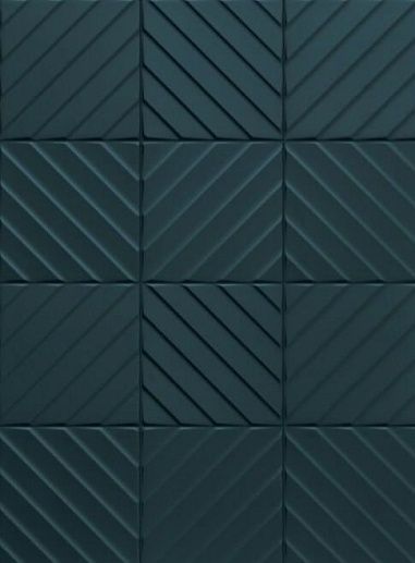 4D Diagonal Deep Blue 20x20 - фото 1