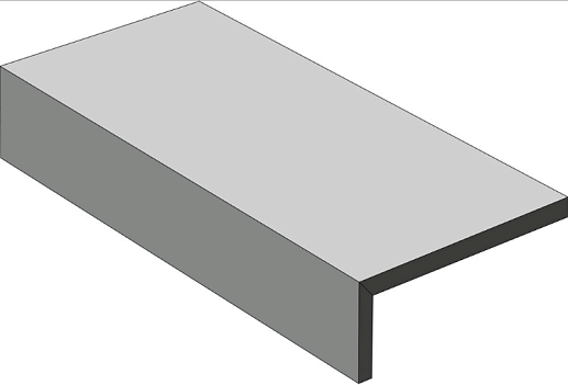 Evoque Elemento Ad "L" Cemento 29.9x60 - фото 1