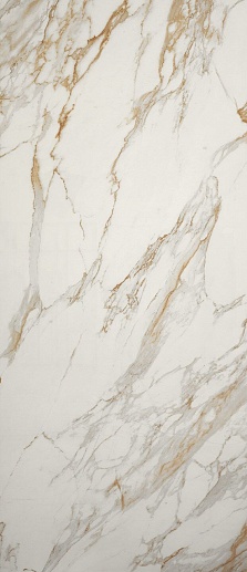 Roma Gold Gres Porcellanato Calacatta Oro Brillante 120x278 RT - фото 1