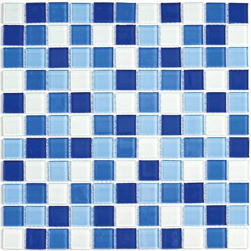 Mosaics Blue Wave-3 30x30 - фото 1