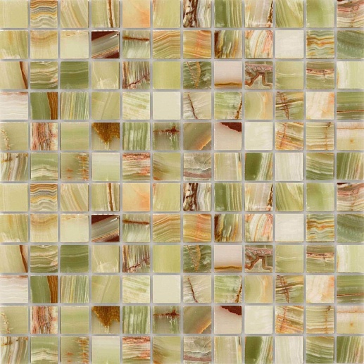 Pietrine Onice Jade Verde Pol 29.8x29.8 - фото 1