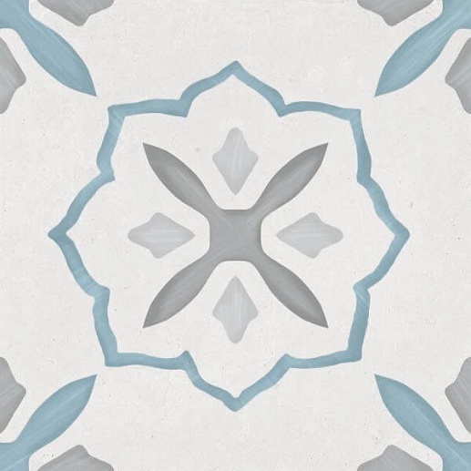 Sirocco Blue Cross 22.3x22.3 - фото 1