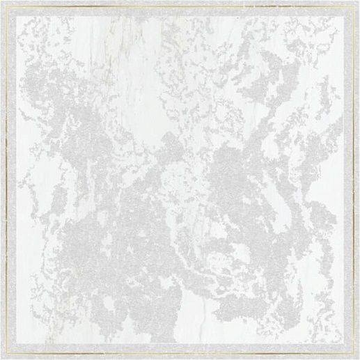 Venus Solitaire Rosone Pav. Gold White Lapp/Rett 60x60 - фото 1