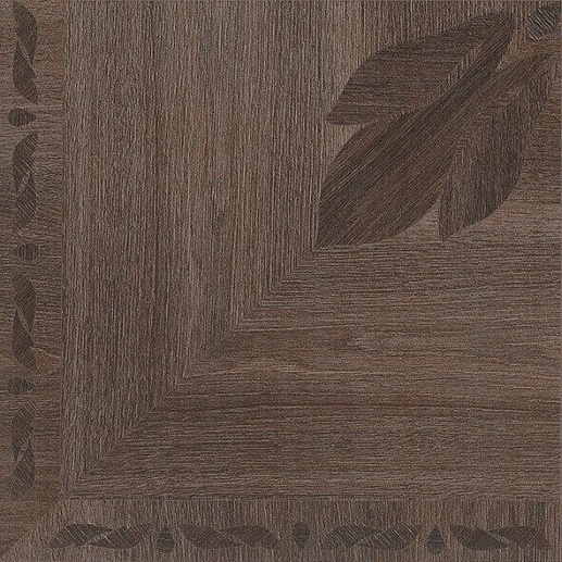 Rinascimento Floreale Mogano Lapp Rett 50x50 - фото 1