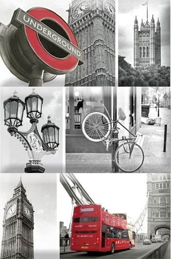 Monocolor Composicion London Calling D 15x22.5 - фото 1